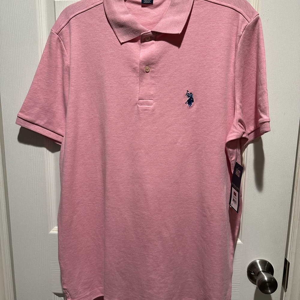 U.S. Polo Assn. Pink Polo Shirt